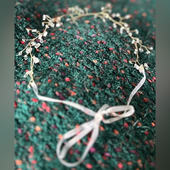 Anthropologie Jordenna Bridal Halo Headpiece NWOT Romantic Pearl Hairpiece main image 12